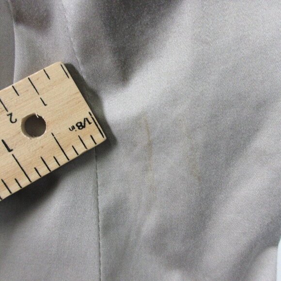 Club Monaco Women's Blazer 2 Gray One Button Cotton Blend Office Suit Career 444 - Picture 6 of 11